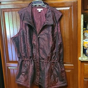 Womans plus size puffy vest